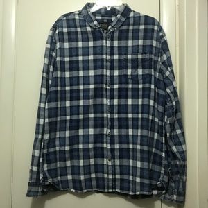 Premium Xpression SzXL Blue Plaid Flannel